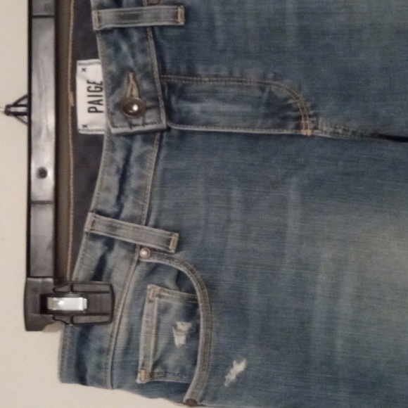 PAIGE Skyline Ankle Peg Jeans 27 - Picture 6 of 13